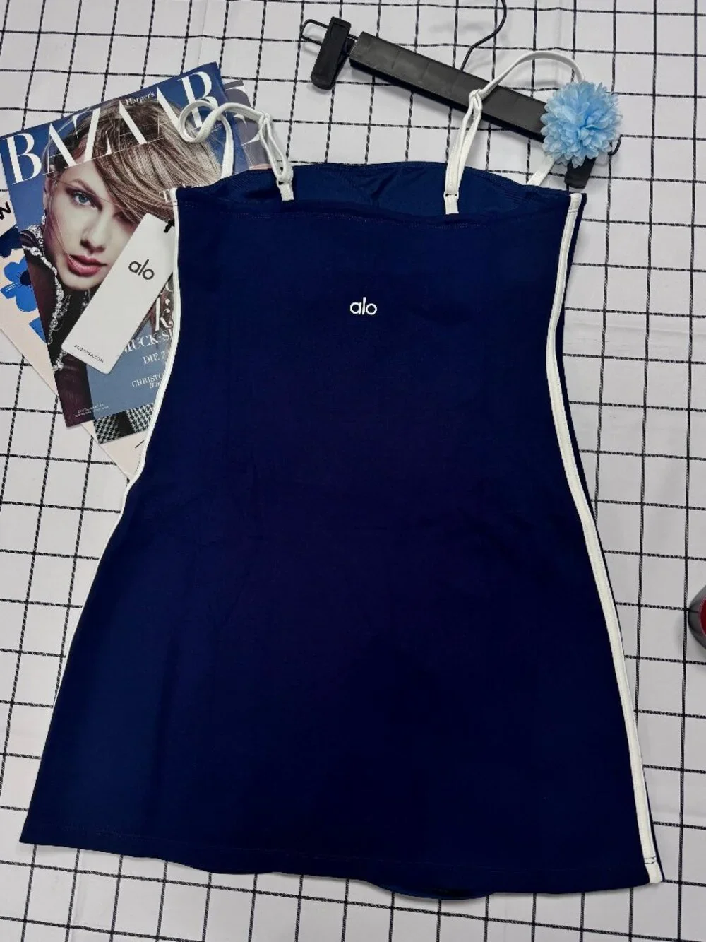 🌺ALO Yoga Airbrush Streamlined Dress 😀Tennis Skirt Athletic/Slim Fit NWT - Picture 3 of 8